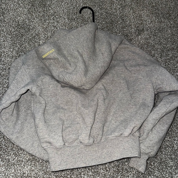 Essentials Gray Kids Hoodie - Picture 2 of 2